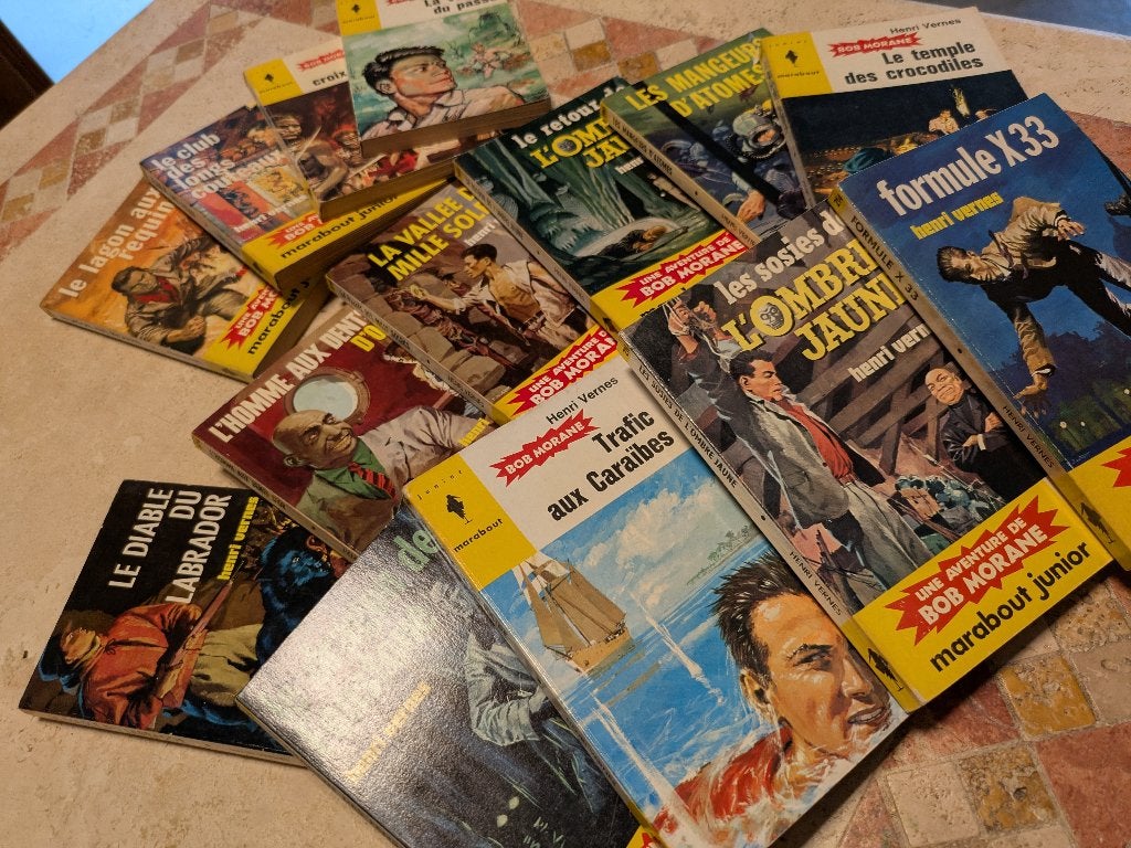 Lot de 13 marabouts "junior" (Bob Morane) pour 10€., Livres, Envoi, Utilisé, Henri Vernes.