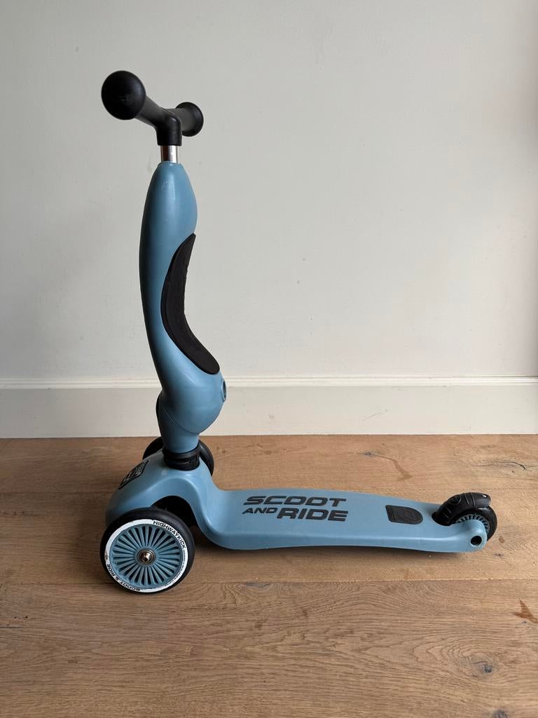 Scoot and Ride Highwaykick step en loopfiets, Fietsen en Brommers, Steps, Zo goed als nieuw, Ophalen