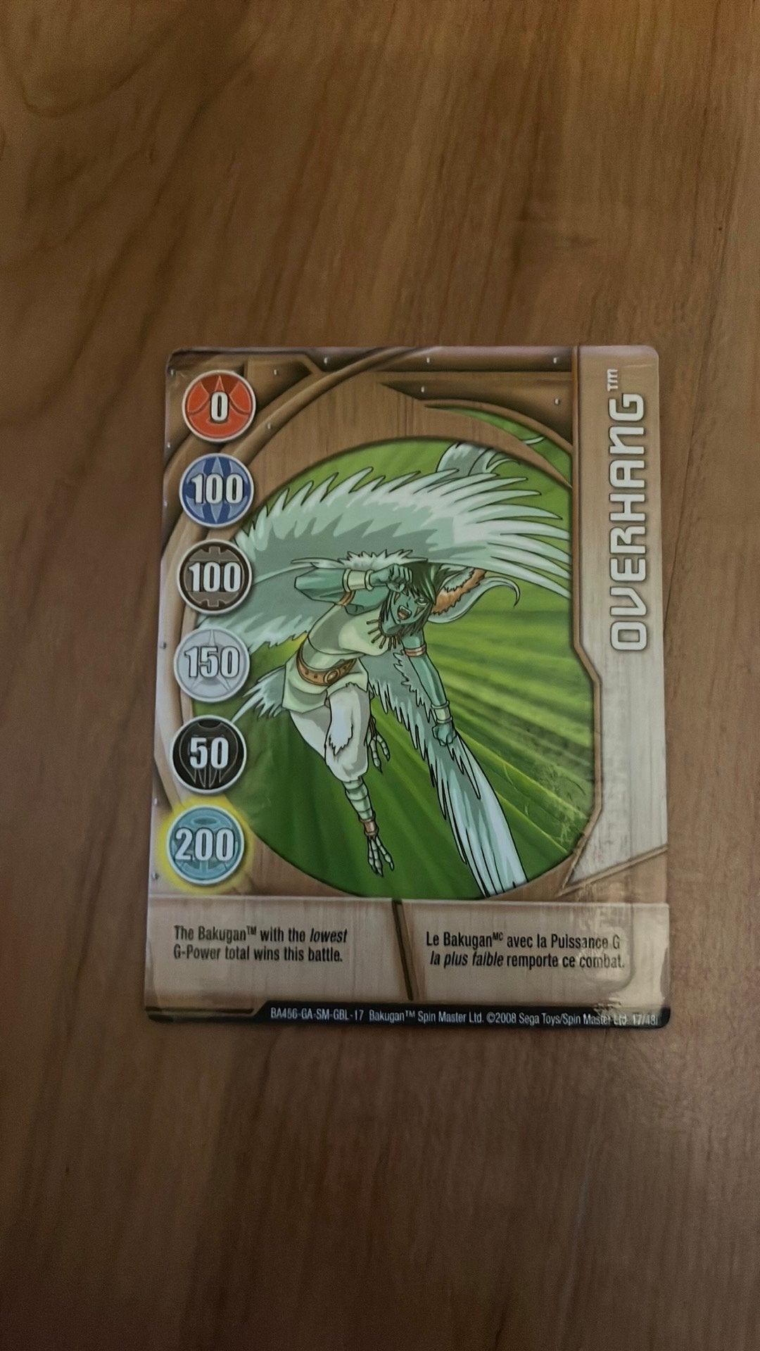 Bakugan metal card, Ophalen, Zo goed als nieuw