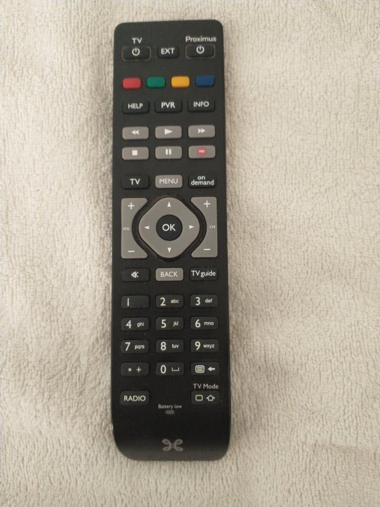 Afstandsbediening Proximus V5, TV, Hi-fi & Vidéo, Enlèvement, Utilisé, Originale, Lecteur média