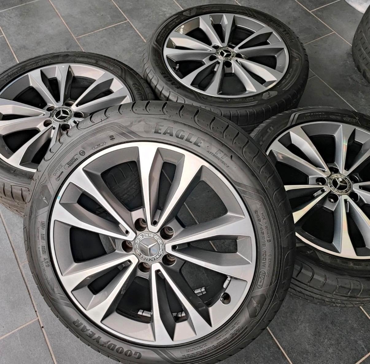 Jantes mercedes classe V et Vito 18 pouces original, Pneus et Jantes, 245 mm, Pneus été, Véhicule utilitaire
