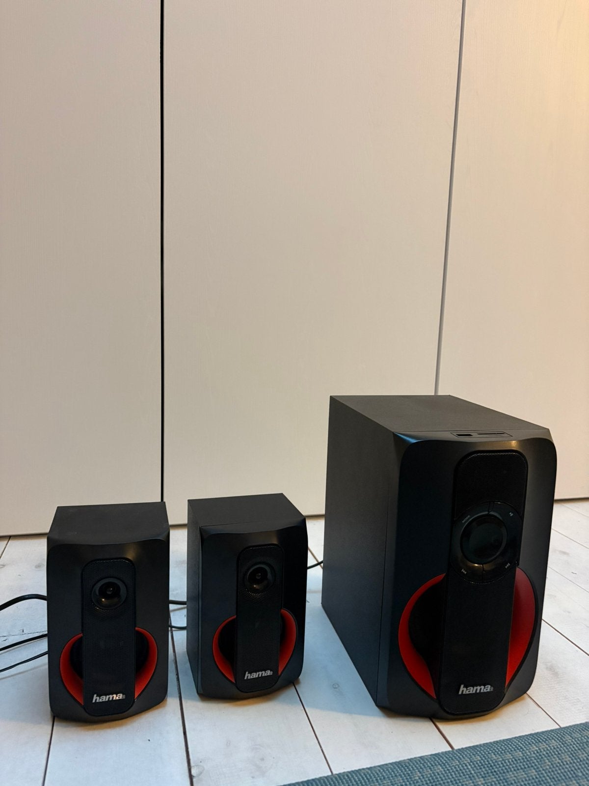 Hama Audio systeem, Audio, Tv en Foto, Afstandsbediening, Ophalen, Zo goed als nieuw, Speakerset