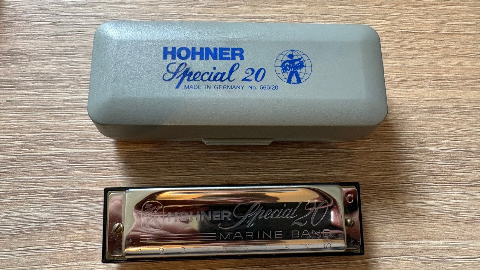 Horner mondharmonica, Muziek en Instrumenten, Ophalen, Zo goed als nieuw