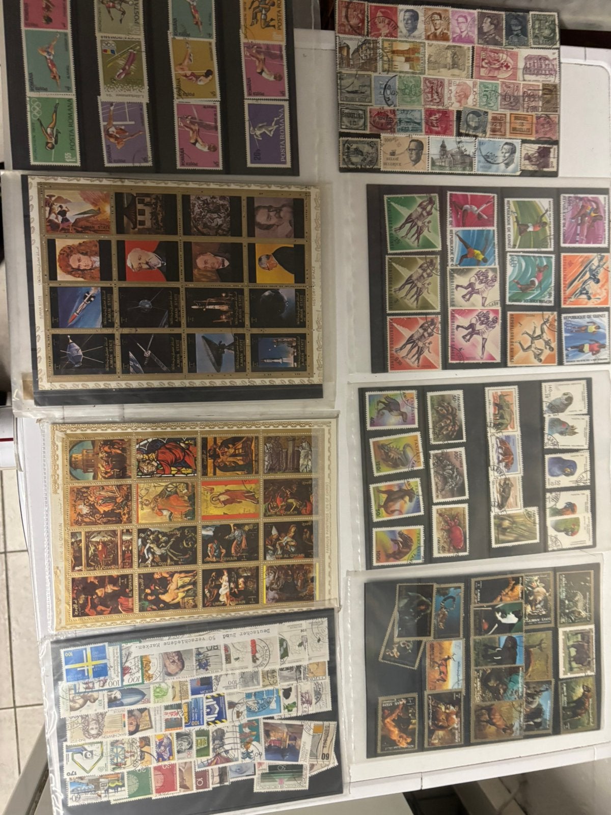 Postzegels verzameling oude, Ophalen