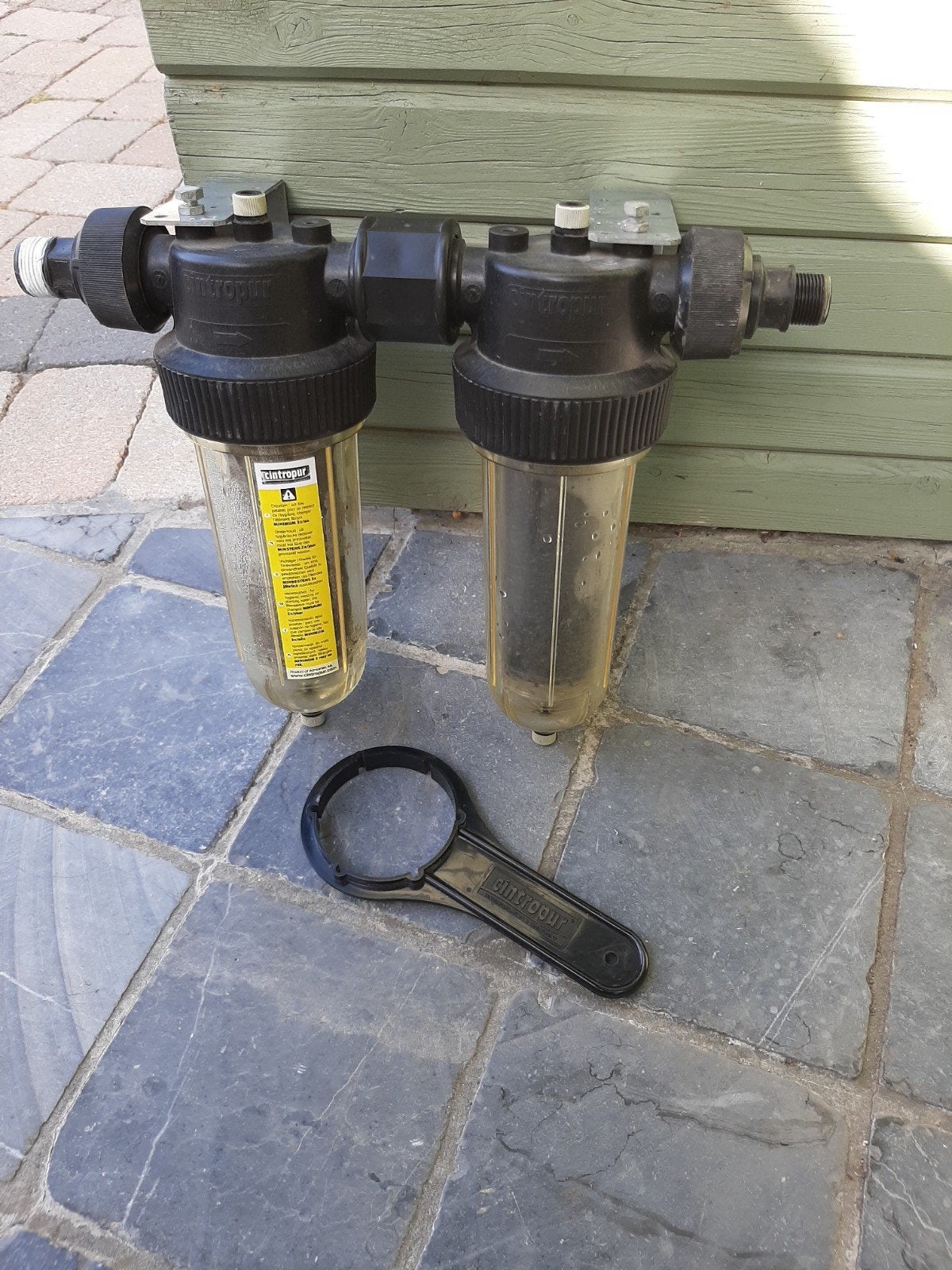 filter regenwater, Ophalen, Gebruikt
