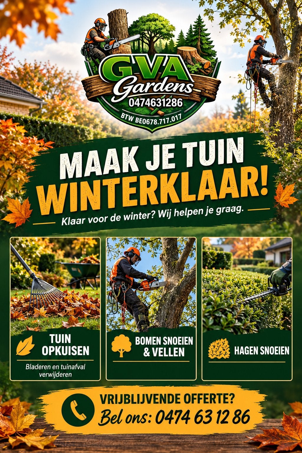 Snoeien en vellen van bomen, Enlèvement