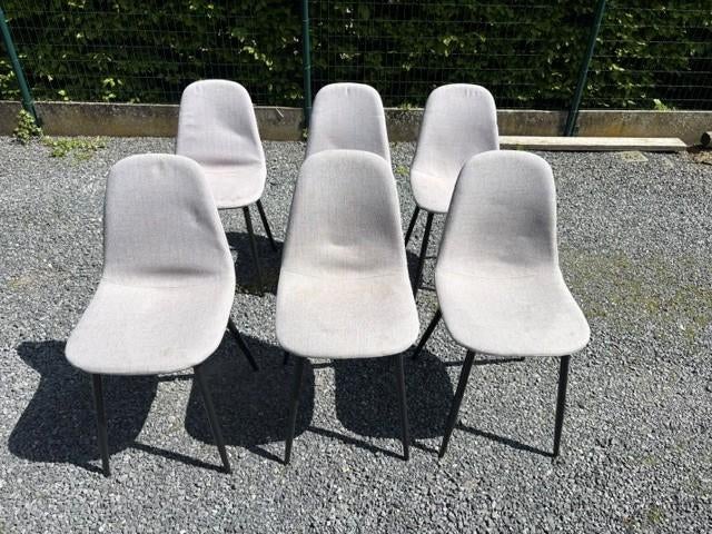 Stoelen (Stof) - Weba, Tissus, Gris, Enlèvement, Cinq, Six Chaises ou plus