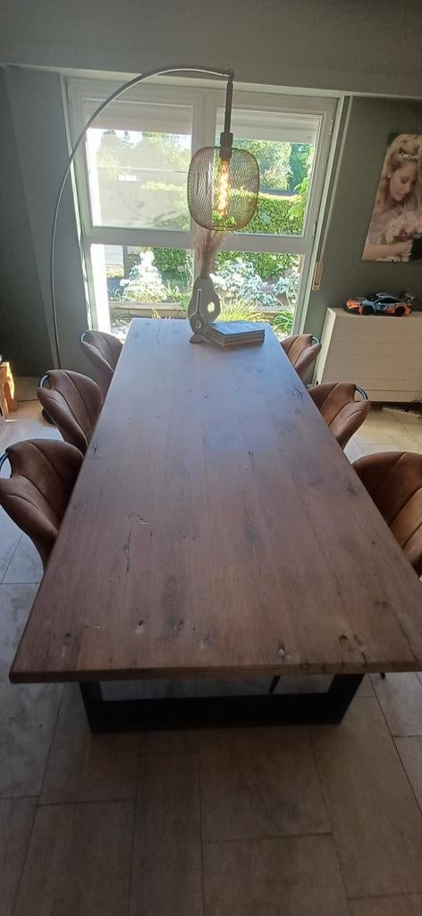 Unieke eiken tafel – op maat gemaakt – nieuwstaat, Ophalen