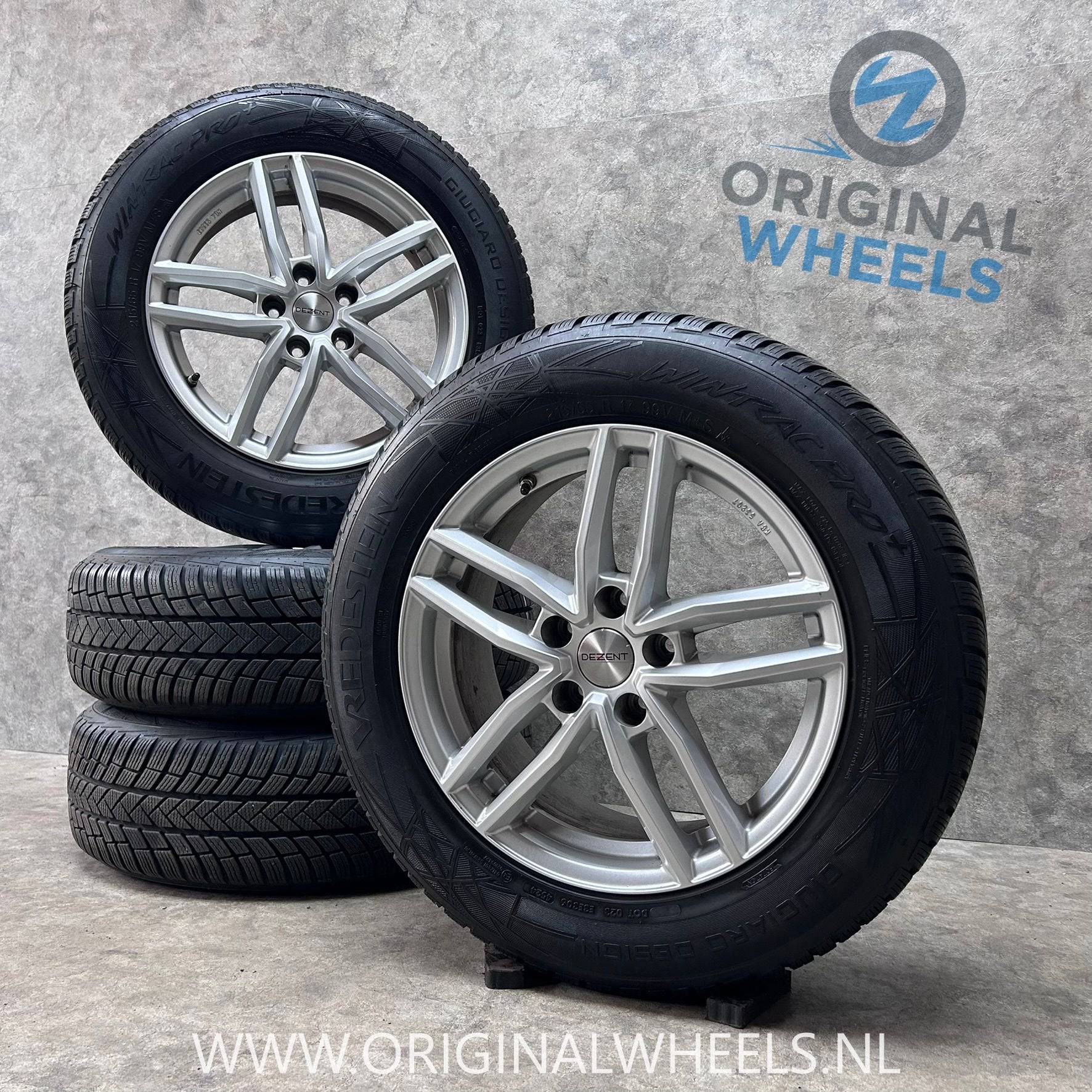 17 inch Dezent velgen + winterbanden Hyundai Tucson, Auto-onderdelen, -, -, Banden en Velgen, 17 inch