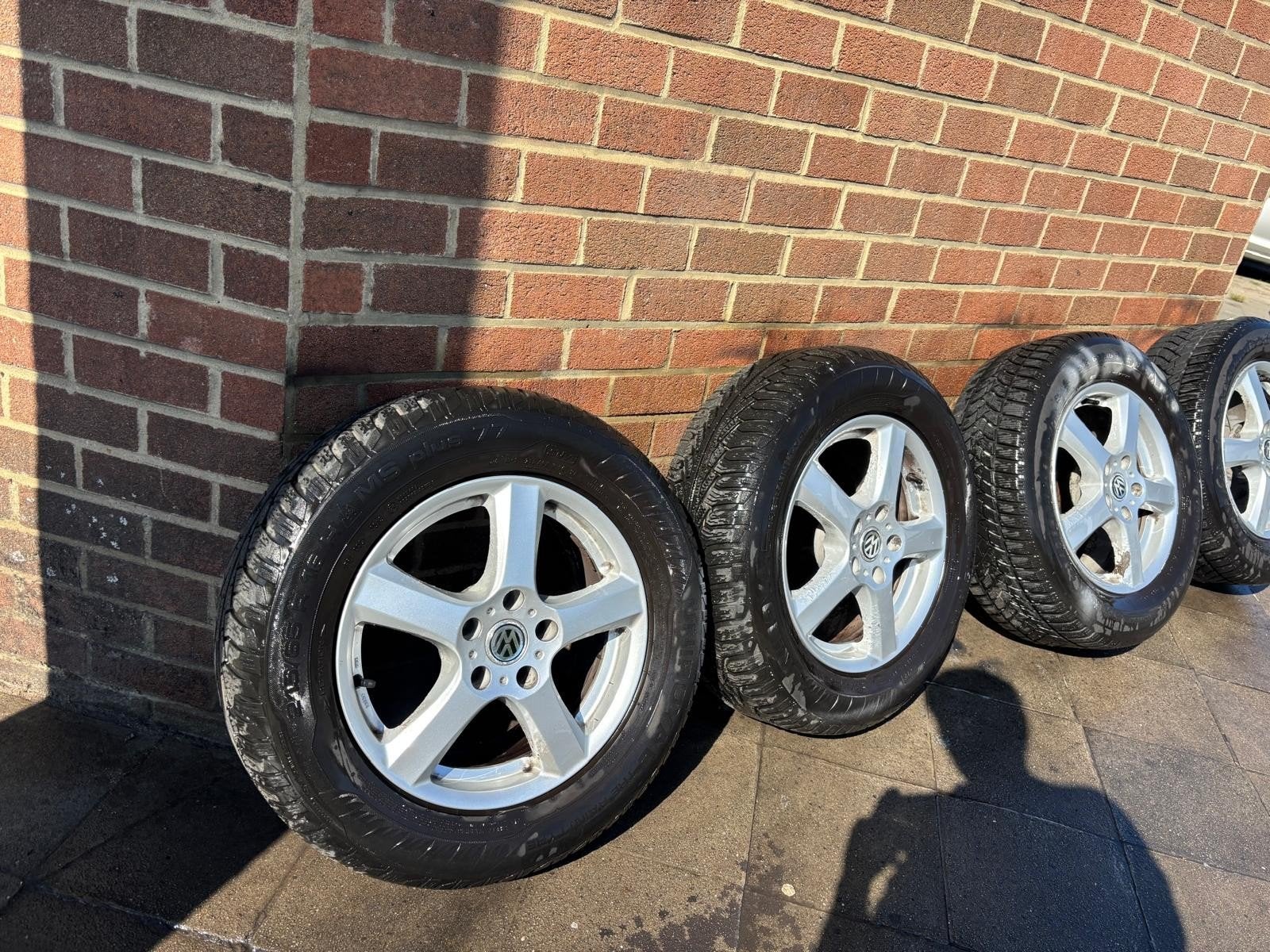 Lot de 4 jantes VW,Audi,Seat,Skoda + pneu hiver, Autos : Pièces & Accessoires, Enlèvement, Neuf, Audi