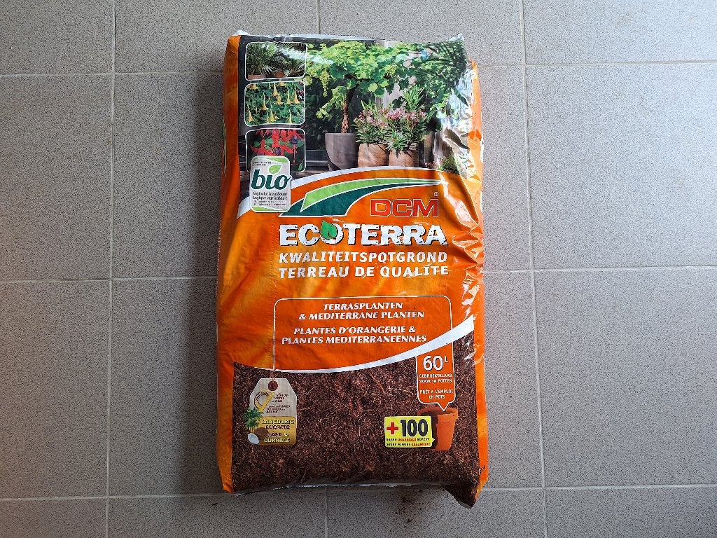 Kwaliteitspotgrond DCM Terrasplanten en mediterrane planten, Tuin en Terras, Ophalen, Potgrond