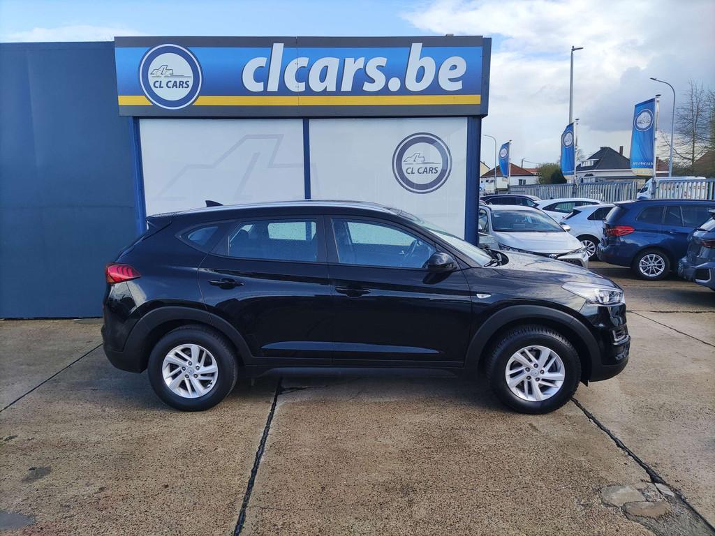Hyundai Tucson 1.6GDi/Navi/Camera/Cruise/Bluetooth/Trekhaak, Auto's, Hyundai, Stof, Gebruikt, USB, Zwart