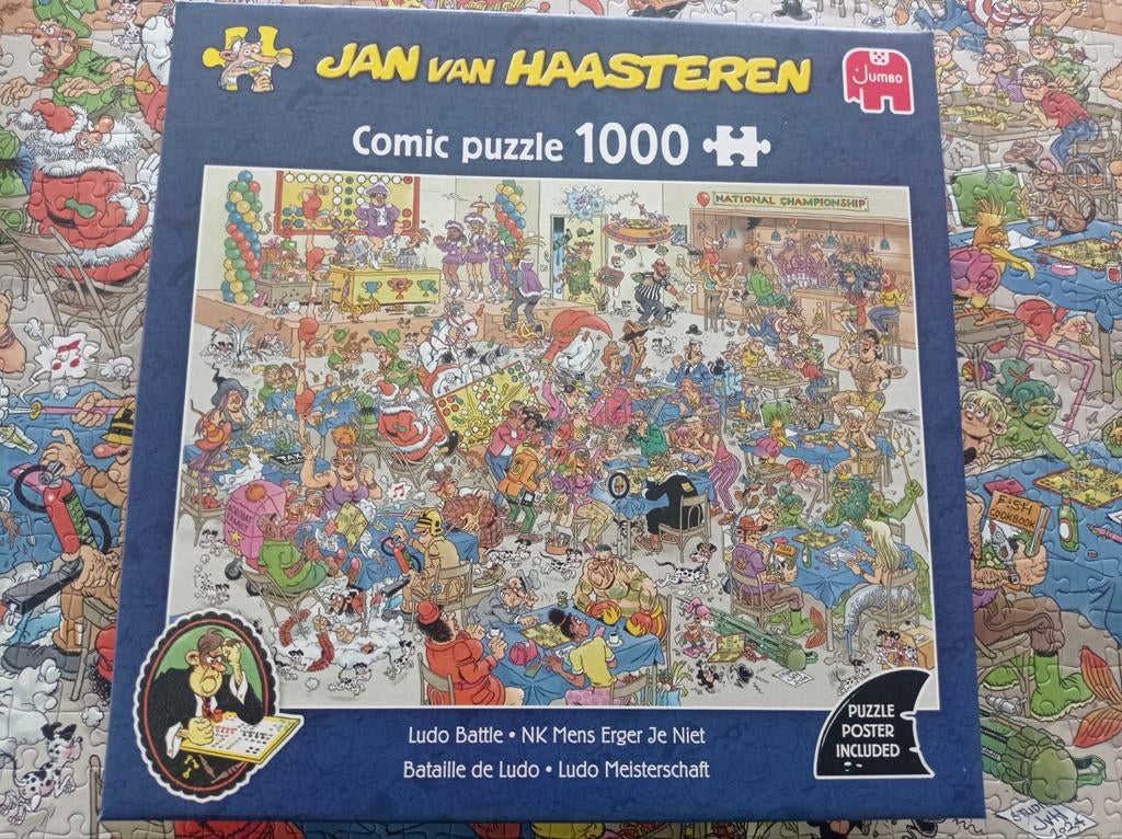 JvH puzzel, Hobby en Vrije tijd, Denksport en Puzzels, Ophalen of Verzenden, 500 t/m 1500 stukjes, Zo goed als nieuw, Legpuzzel