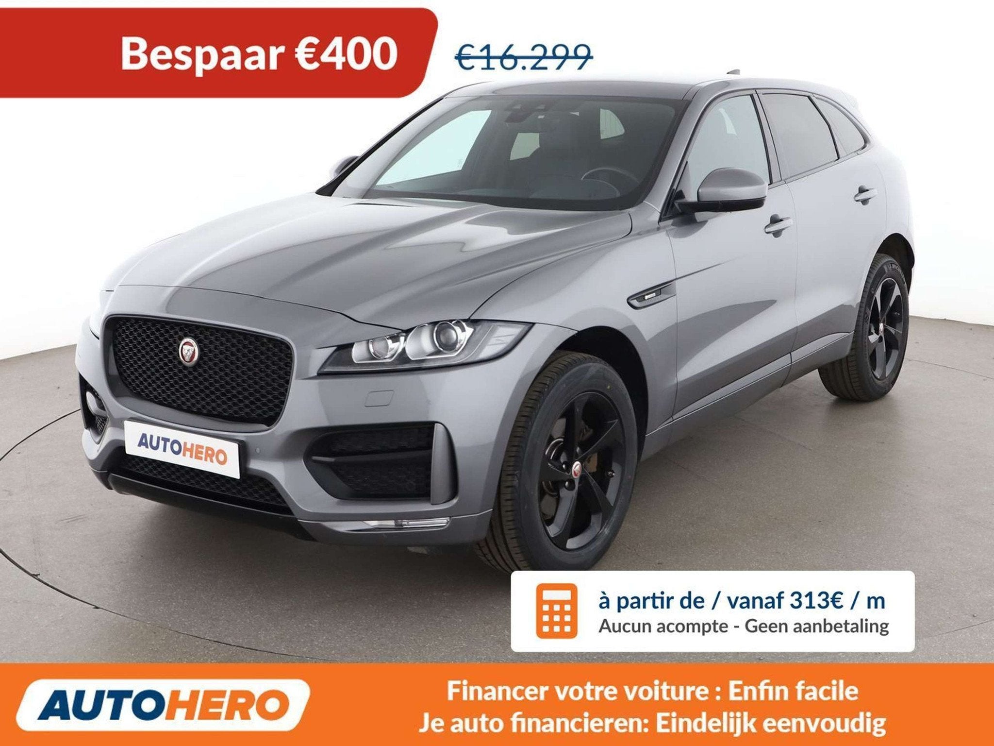 Jaguar F-Pace 20d R-Sport AWD (année de construction 2020), Autos, Cuir, Argent ou Gris, Achat, Euro 6