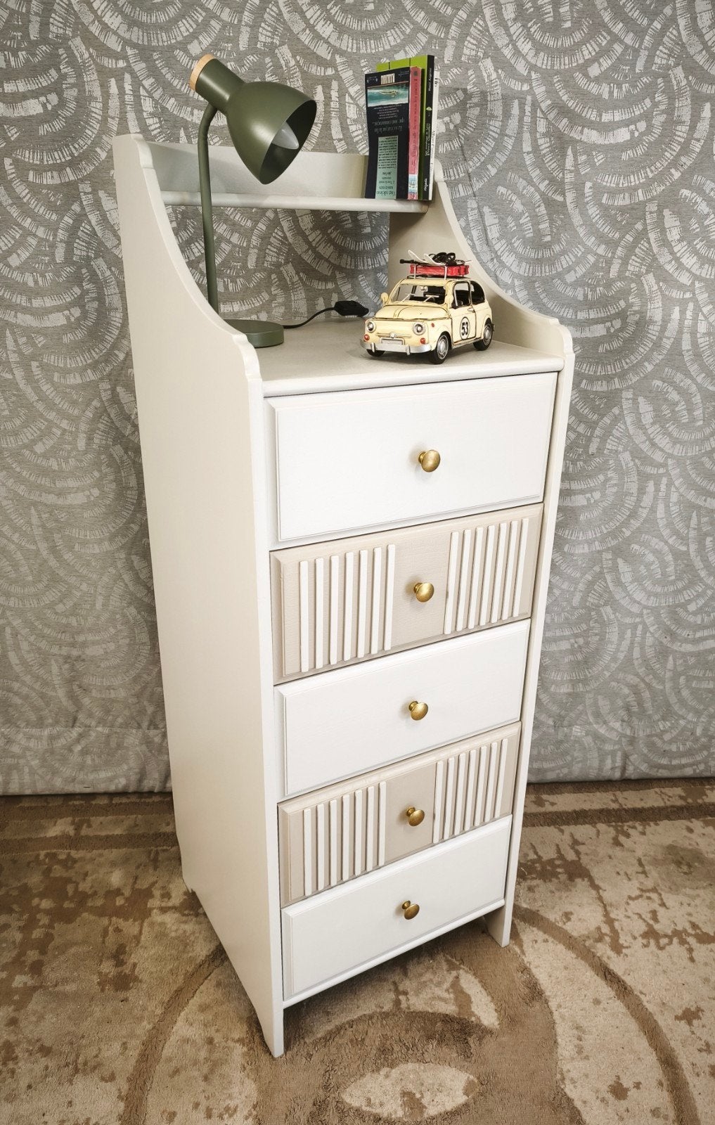 Commode en Pin 5 tiroirs relookée, Huis en Inrichting, Kasten | Ladekasten, Ophalen, Grenenhout