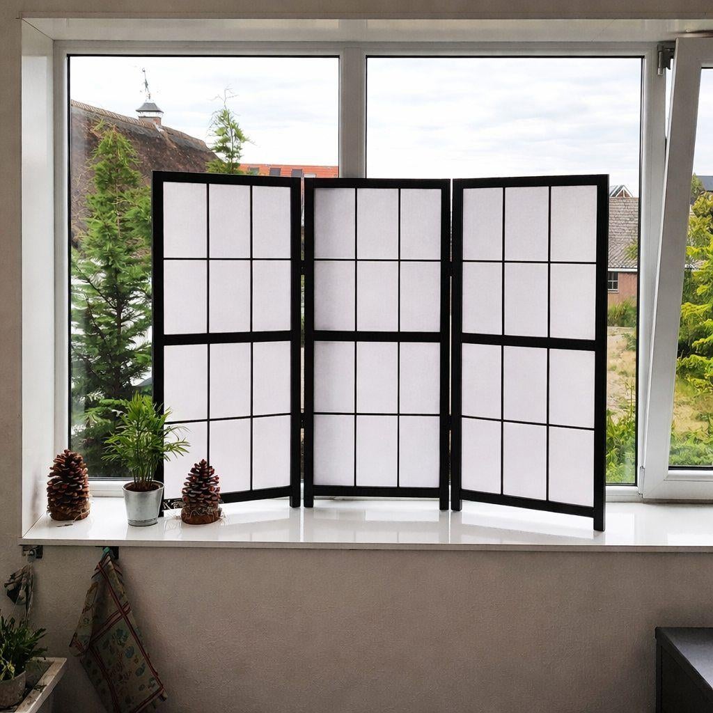 Raamscherm Kamerscherm Japans Laag model 90cm, Huis en Inrichting, Woonaccessoires | Kamerschermen, Verzenden, Nieuw