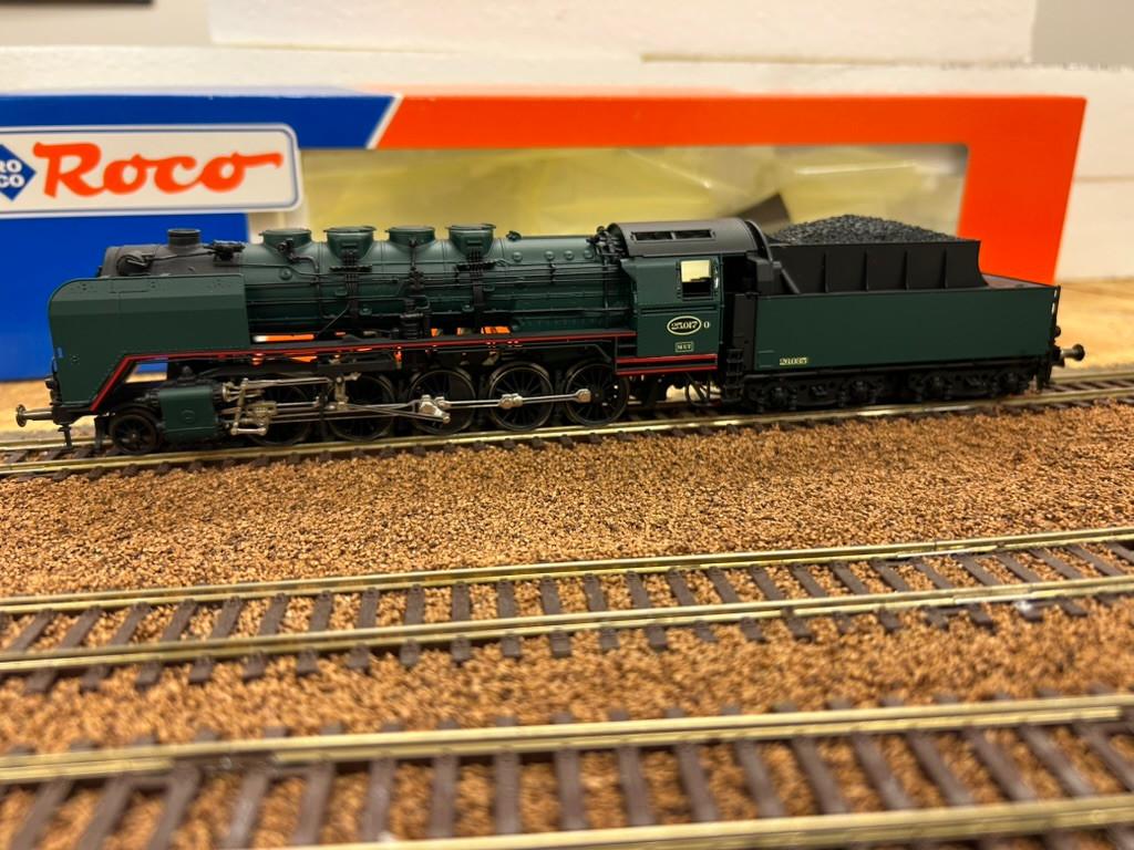 Une loco vapeur type 25.017 de chez ROCO, Enlèvement ou Envoi, Comme neuf, Roco, Courant continu