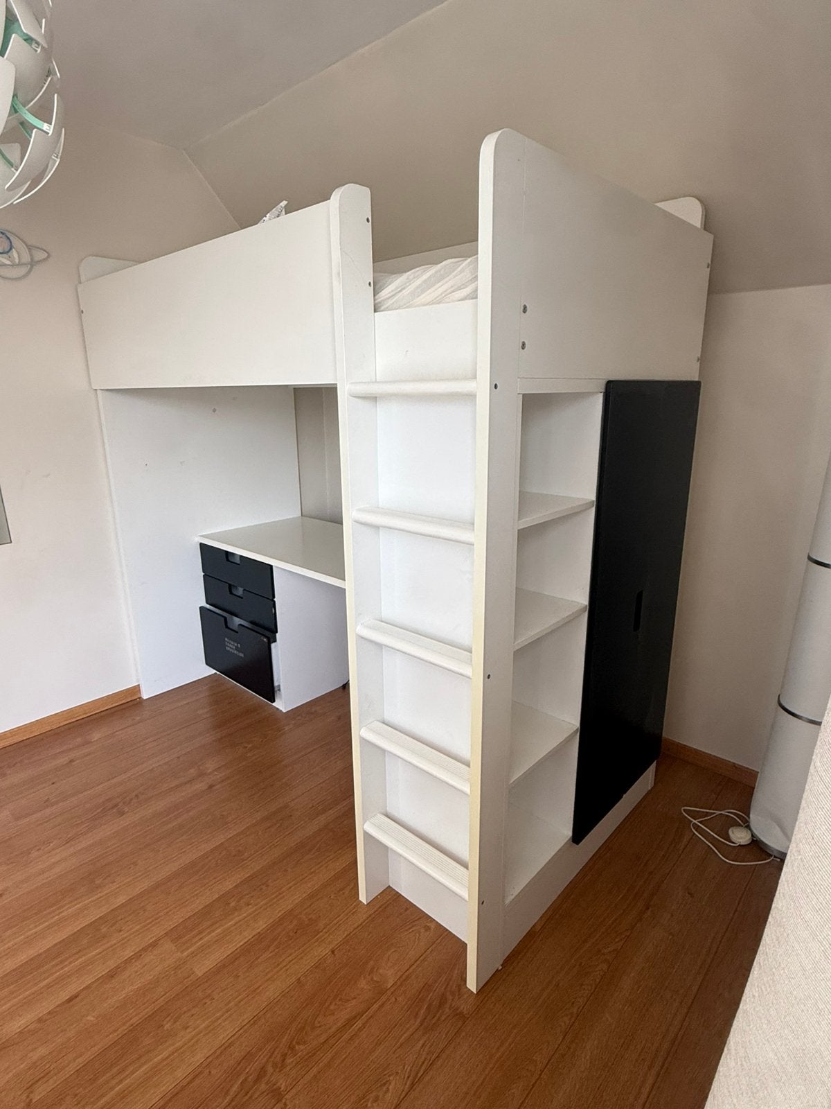 Hoogslaper met bureau, Ophalen, Gebruikt, Hoogslaper