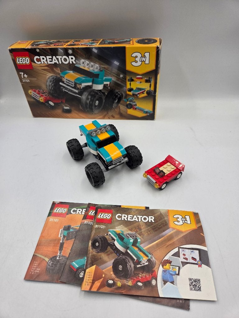 Lego Creator 31101 Monster Truck, Kinderen en Baby's, Inclusief instructies, Lego, Ophalen of Verzenden, Zo goed als nieuw