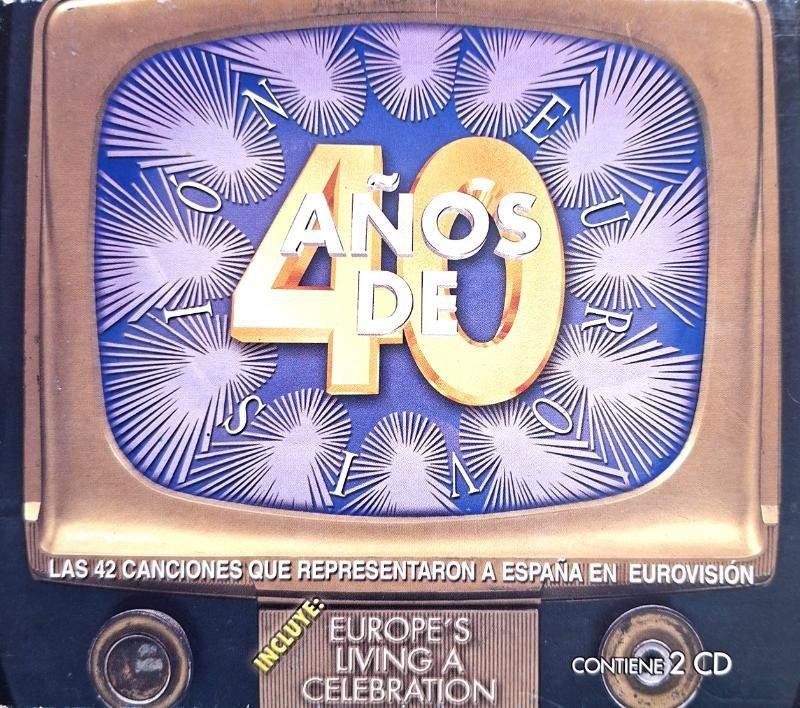 cd 40 anos de eurovision spain  2 cd's, Cd's en Dvd's, Cd's | Verzamelalbums, Ophalen of Verzenden, Zo goed als nieuw