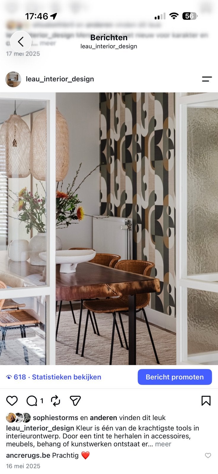 Boomstamtafel, Huis en Inrichting, Ophalen, Zo goed als nieuw, Metaal