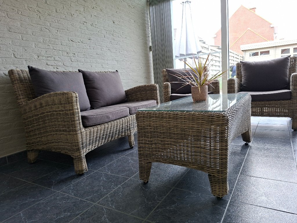 ROTANSALON, Maison & Meubles, Canapés | Salons, Quatre personnes ou plus, Banc droit, Comme neuf, Enlèvement