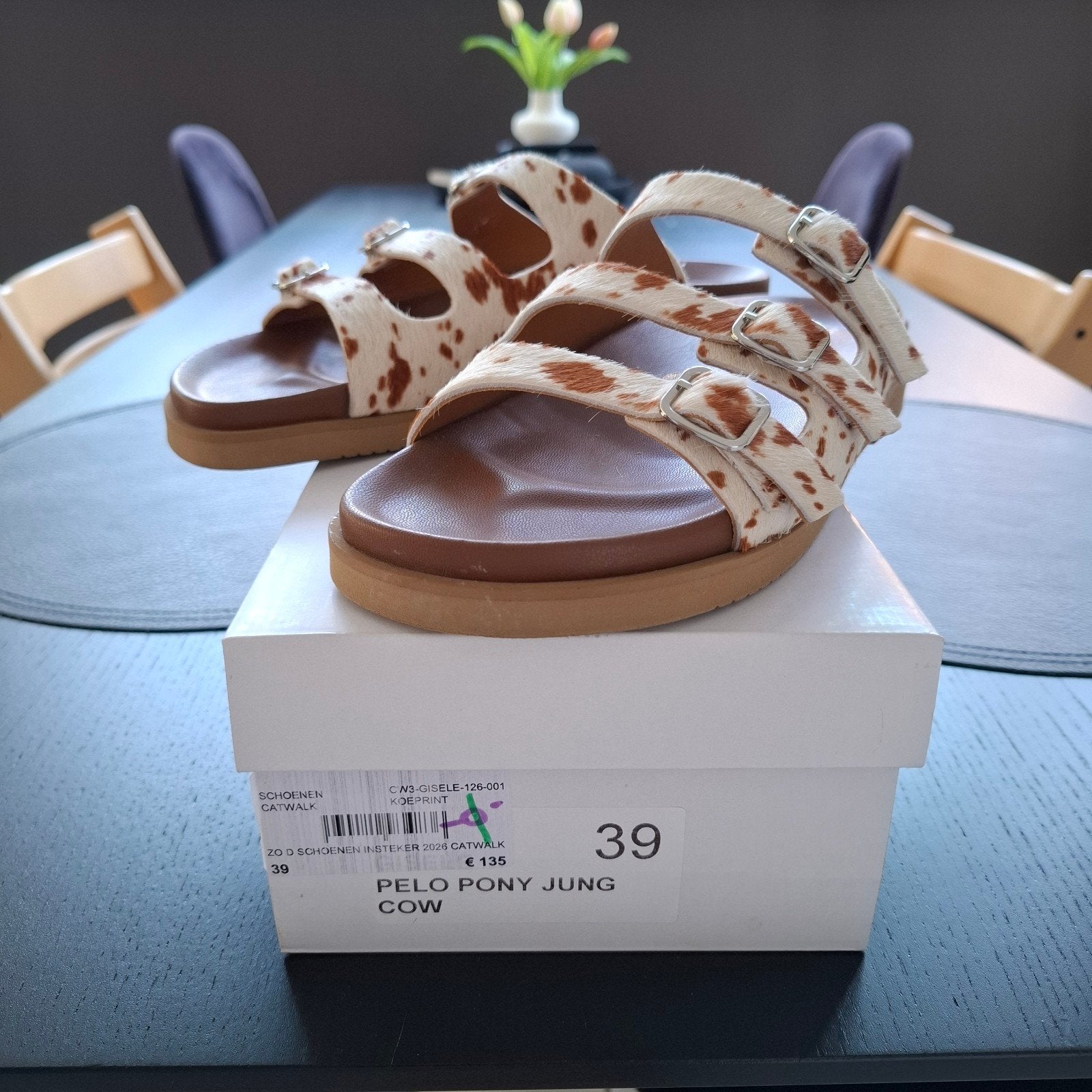 Damesslipper, Kleding | Dames, Schoenen, Ophalen, Beige, Dansschoenen, Zo goed als nieuw