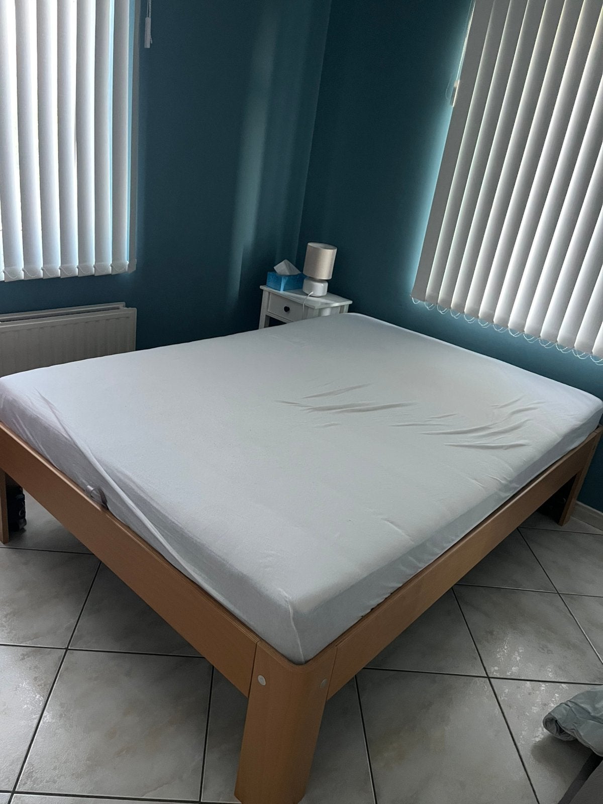 Auping bed 140x200 verstelbare bodem, Ophalen, Zo goed als nieuw, Verstelbaar