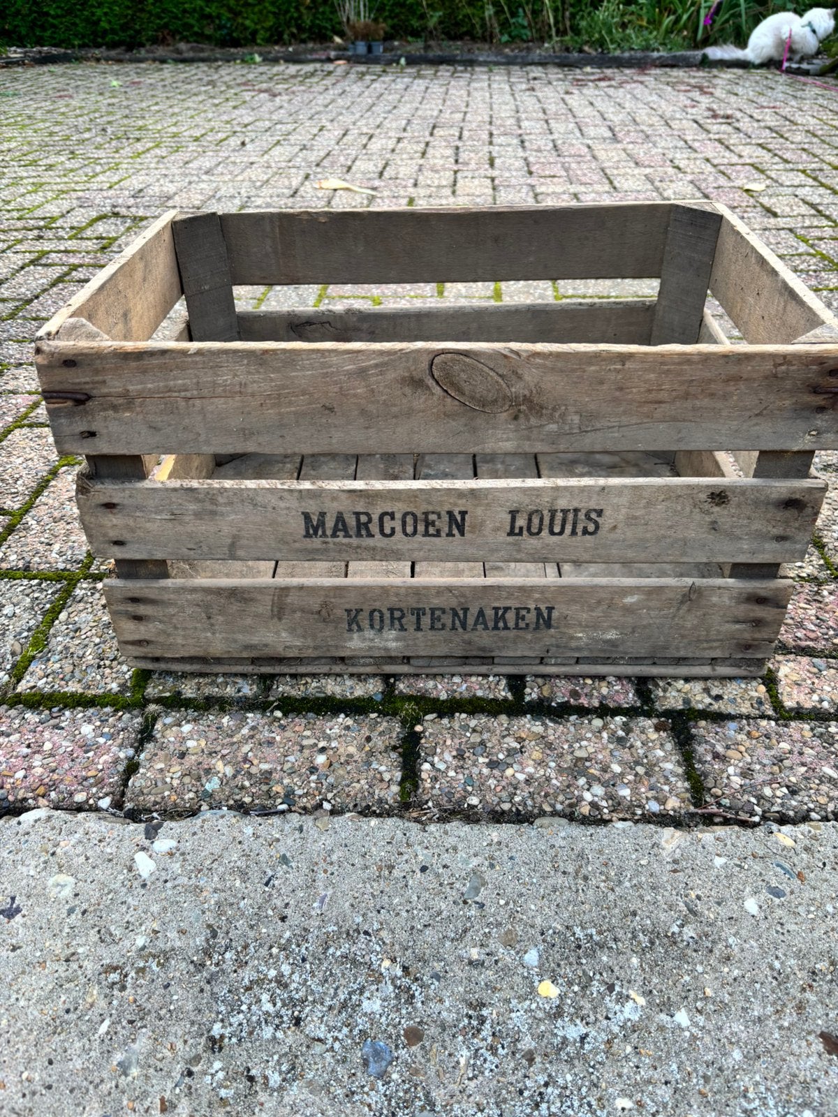 Houten fruitkistjes, Ophalen, Gebruikt