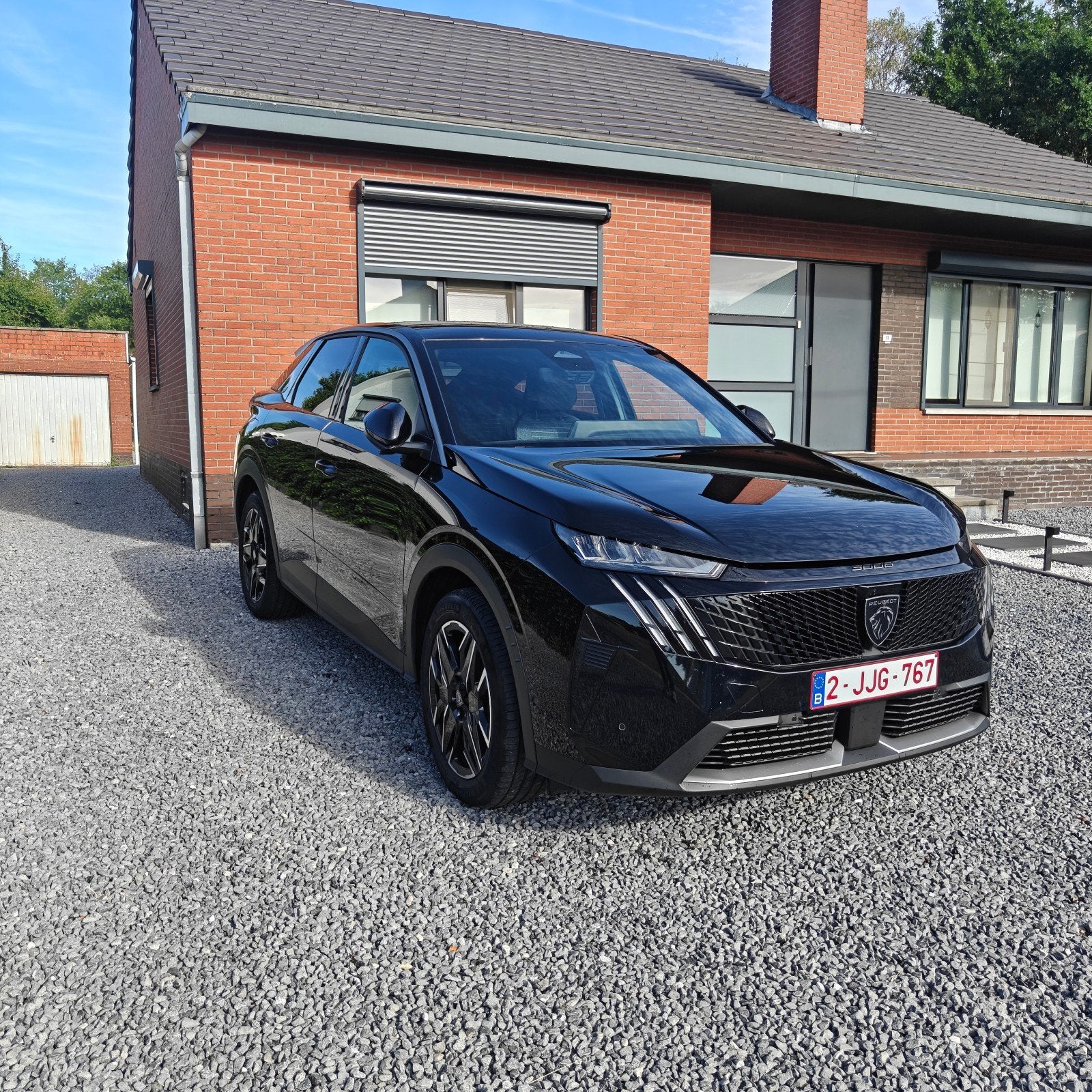 Peugeot 3008 1.2 benzin hybride, Monovolume, Leder en Stof, Zwart, 5 zetels