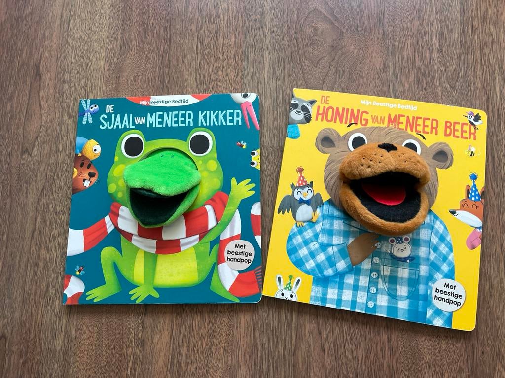 Boek met handpop, Ophalen, Non-fictie, Jongen of Meisje, Zo goed als nieuw