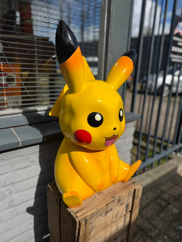 Groot Pikachu beeld Pokemon, Verzamelen, Ophalen, Zo goed als nieuw, Fantasy
