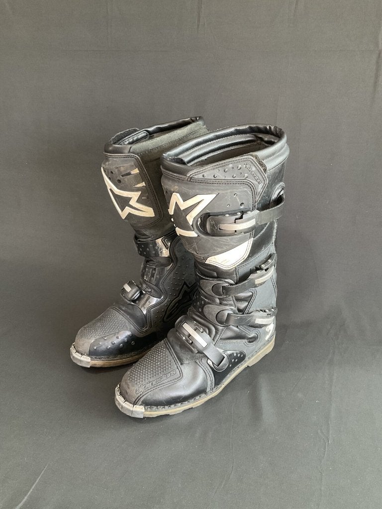 Alpinestars zwart/wit 43-4 crosslaarzen, Motoren, Kleding | Motorkleding, Ophalen, Heren, Alpinestars, Laarzen
