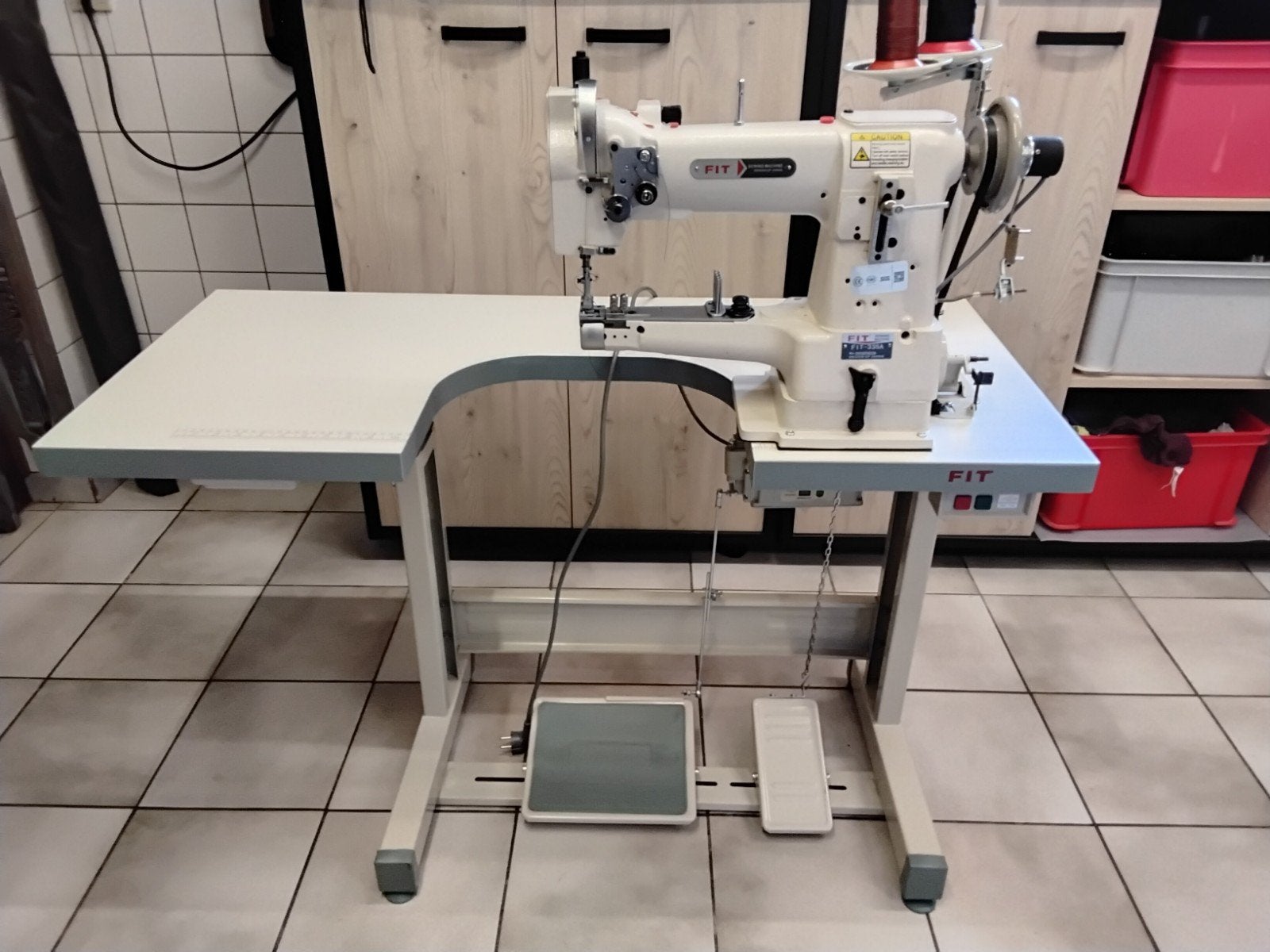vrije-arm leer naaimachine,  schoenmakers naaimachine, Hobby en Vrije tijd, Ophalen, Naaimachine, Pfaff