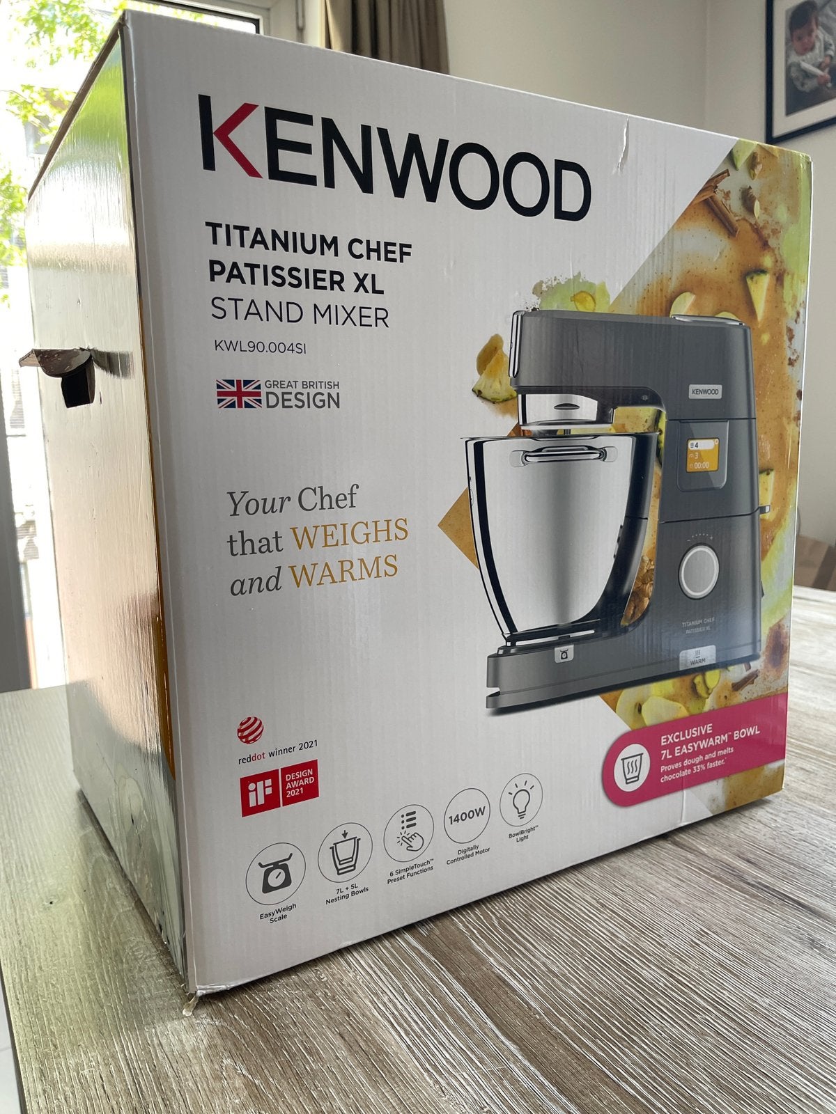 Kenwood Titanium Chef Patissier XL, Electroménager, Mélangeurs de cuisine, Enlèvement ou Envoi, Comme neuf