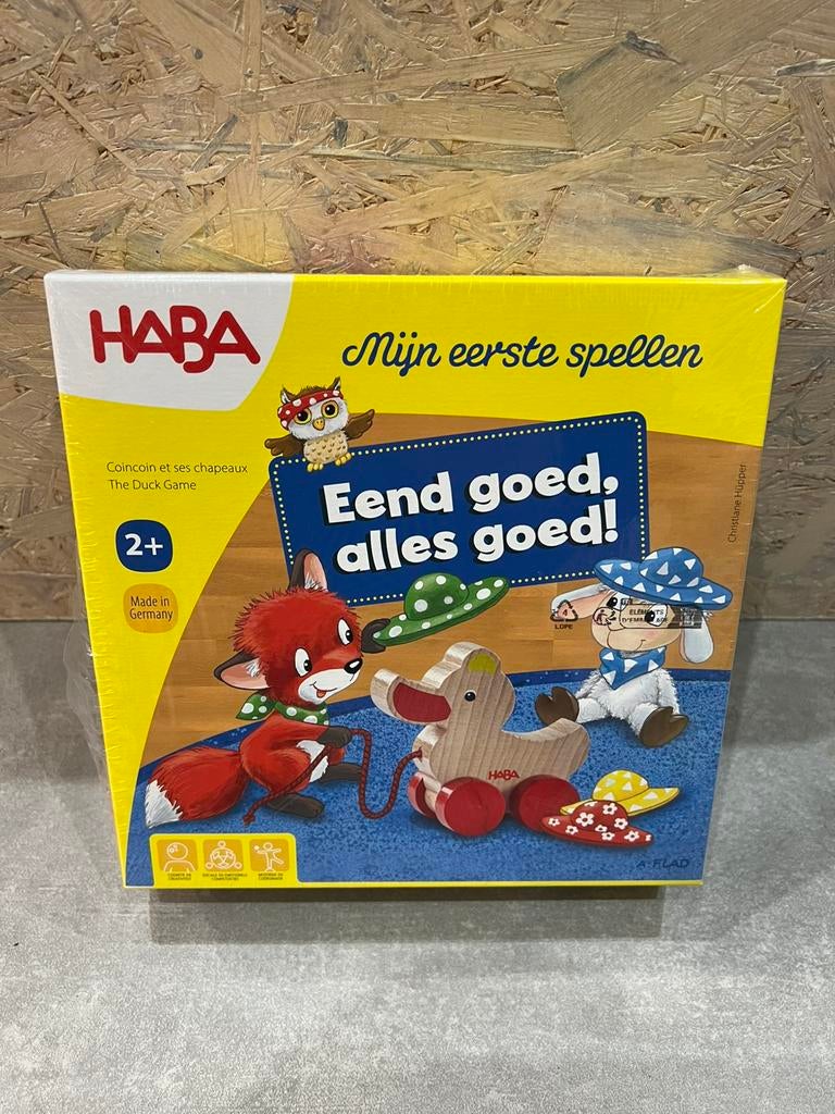 Haba - Mijn eerste spellen - Eend Goed alles Goed -, Hobby en Vrije tijd, Ophalen of Verzenden, Nieuw