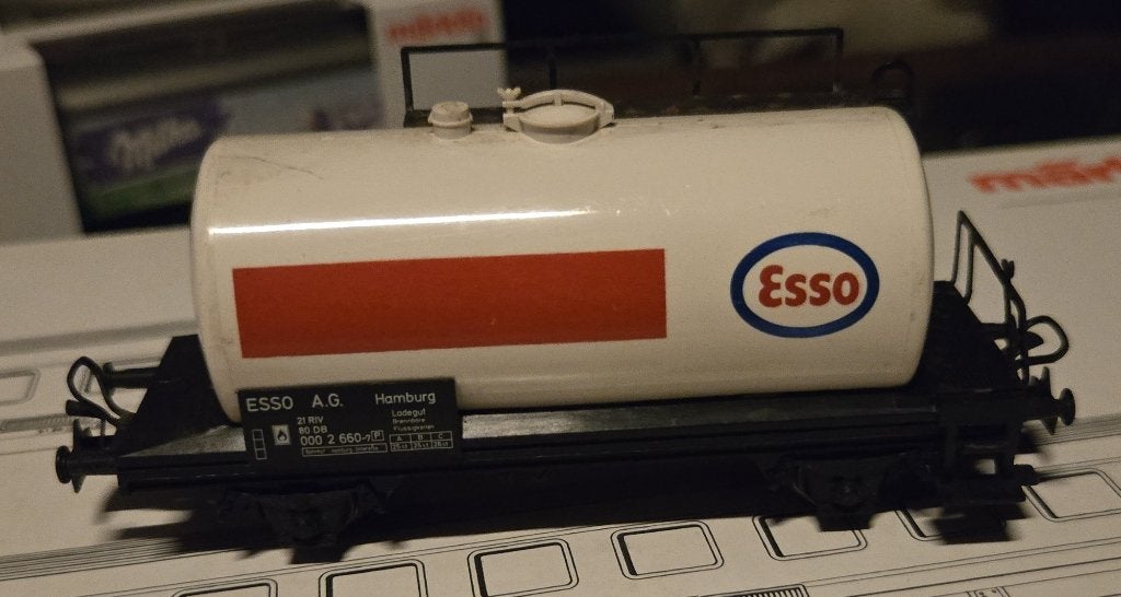 Marklin Wagon Citerne 4441 ESSO, Enlèvement ou Envoi, Utilisé, Wagon, Märklin