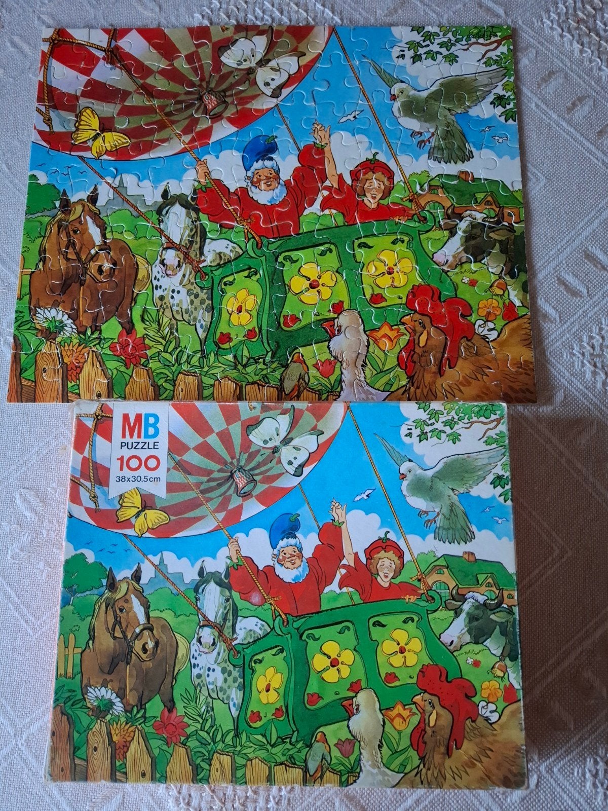 Volledige puzzel MB 100 stuks, Enlèvement ou Envoi