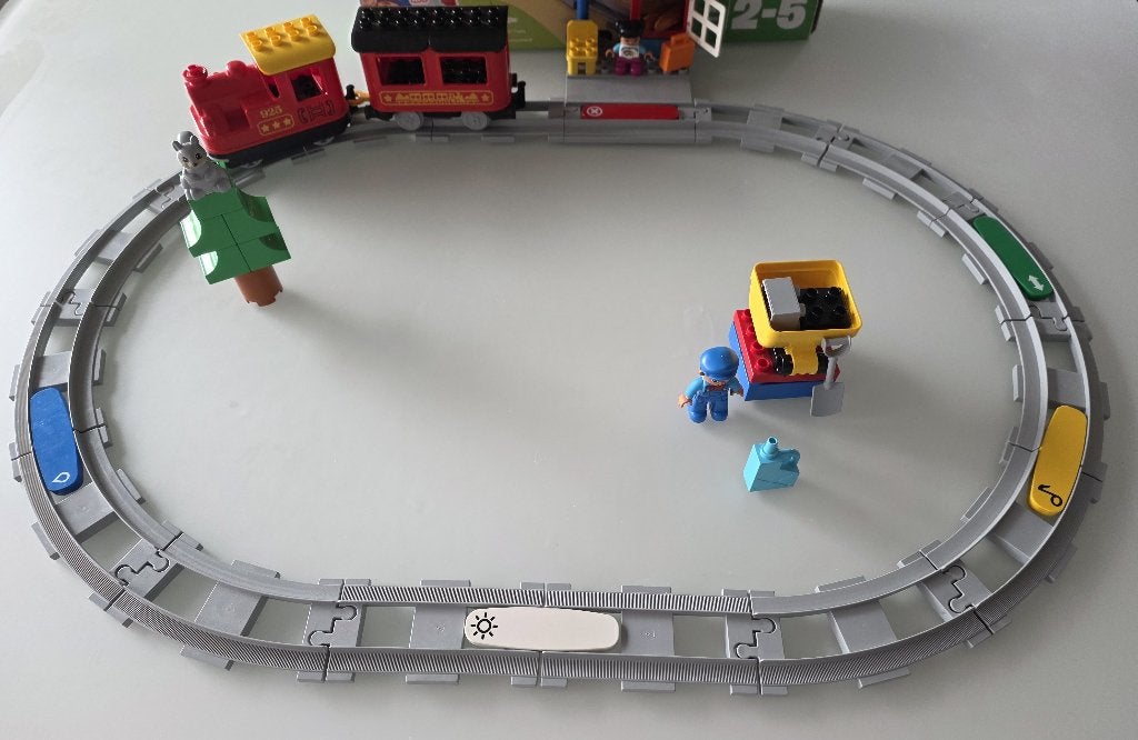 Duplo 10874 stoomtrein, Kinderen en Baby's, Ophalen of Verzenden, Compleet, Duplo