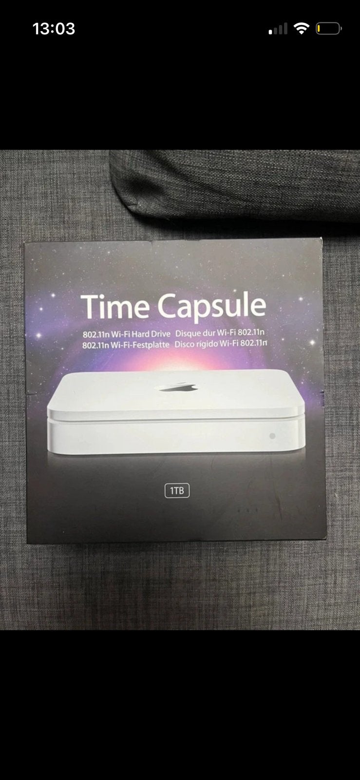 Apple AirPort Time Capsule, Computers en Software, Ophalen of Verzenden, Zo goed als nieuw