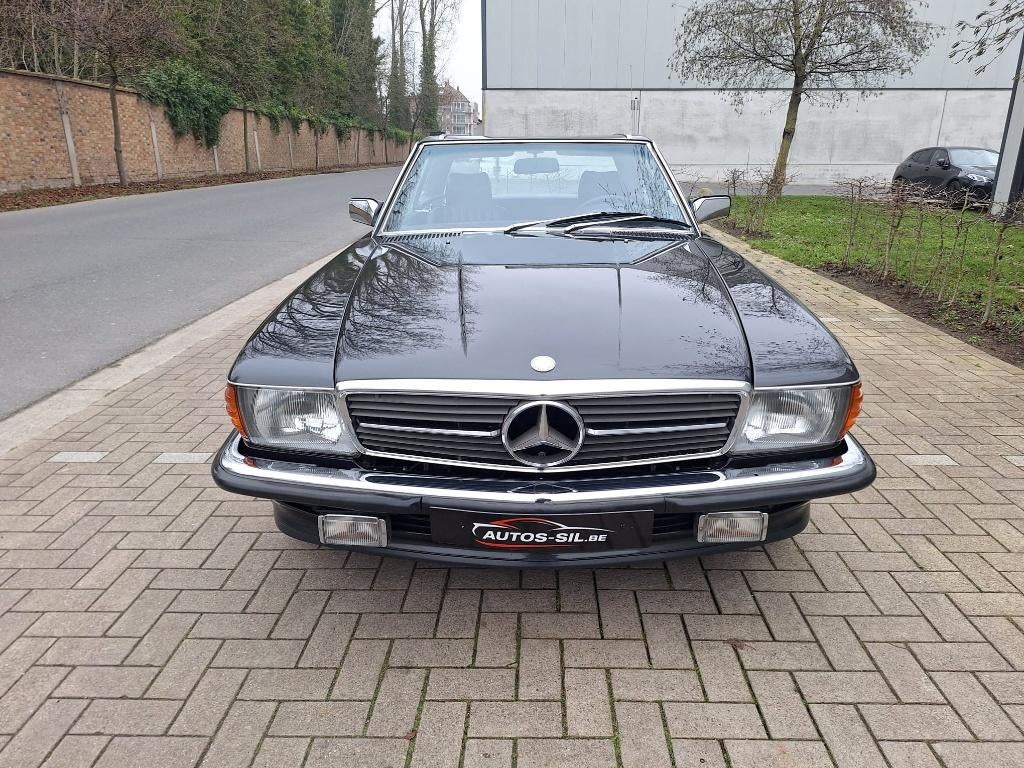 Mercedes SL 560 | 1988 | V8 | Klassieke roadster | Automaat, Autos, Cuir, https://public.car-pass.be/vhr/fbd46065-7f23-485e-9fff-0664a087901c