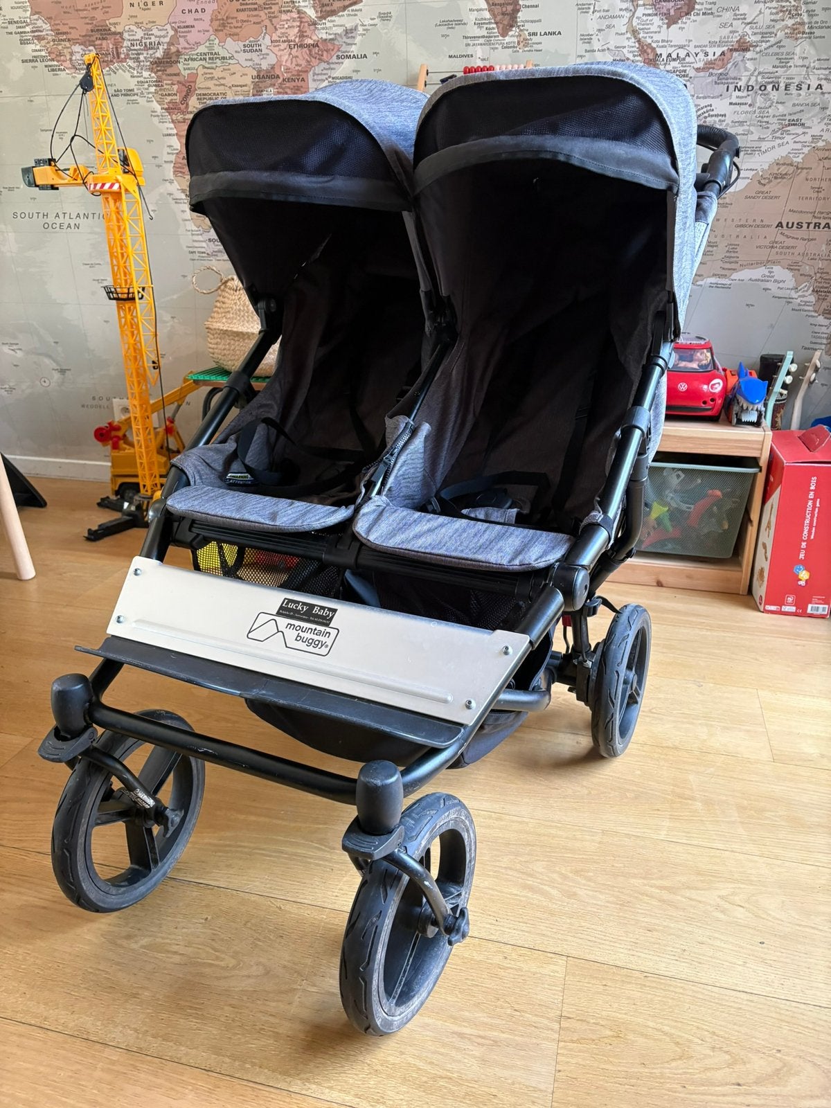 Poussette double Mountain Buggy – Idéale pour jumeaux, Enlèvement, Comme neuf