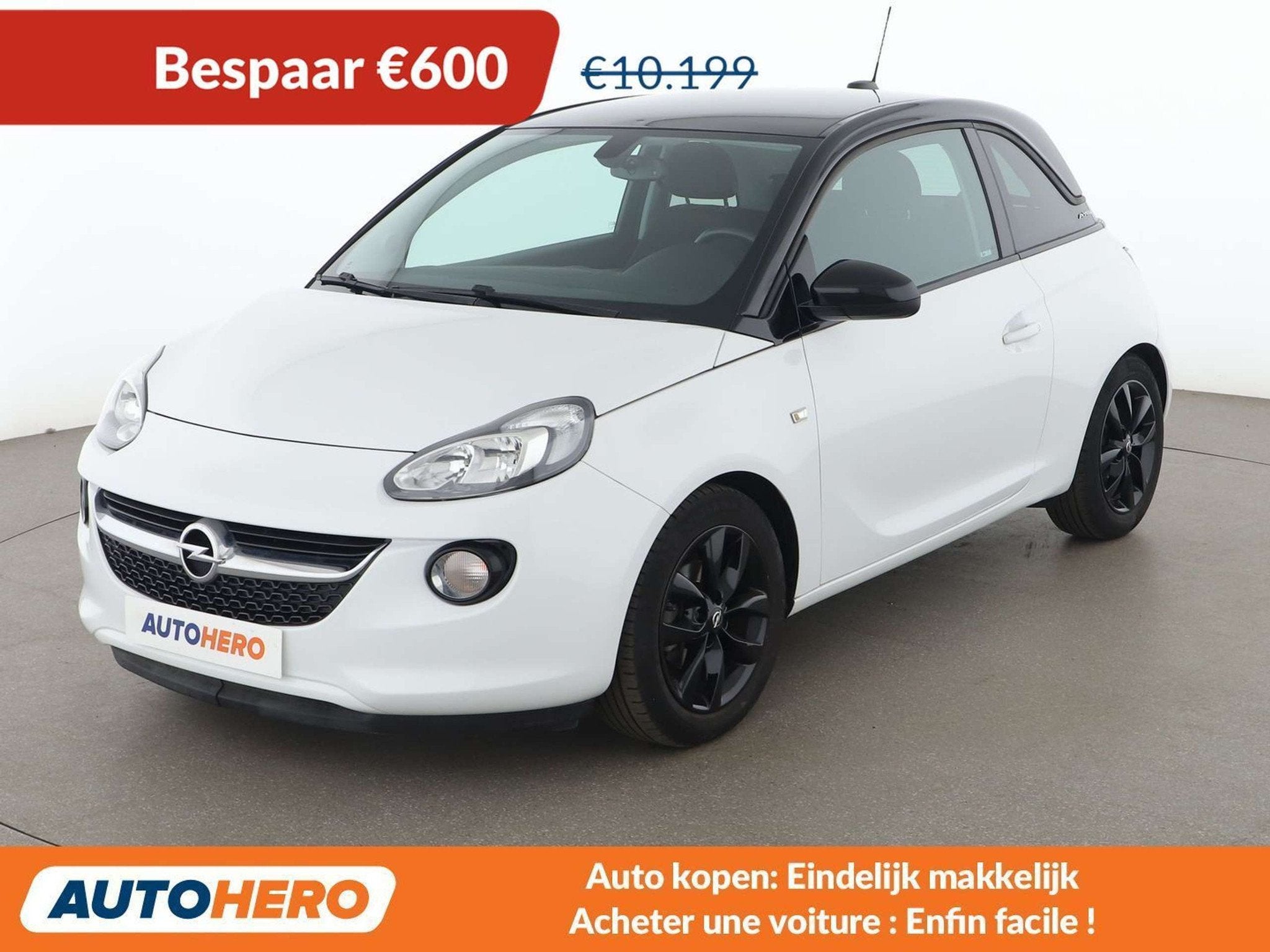Opel ADAM 1.4 Jam ecoFlex (année de construction 2017), Autos, 118 g/km, Noir, 1398 cm³, Tissu