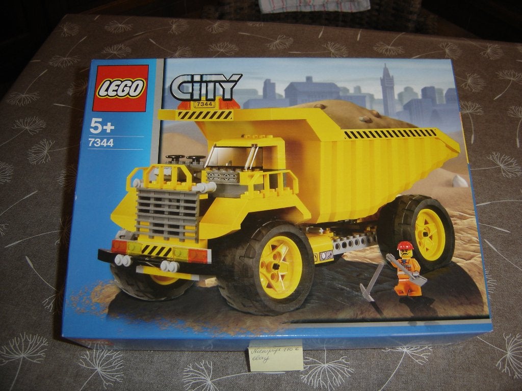 Lego (7344) - Dump truck (Kipwagen), Ophalen, City, Compleet, Lego