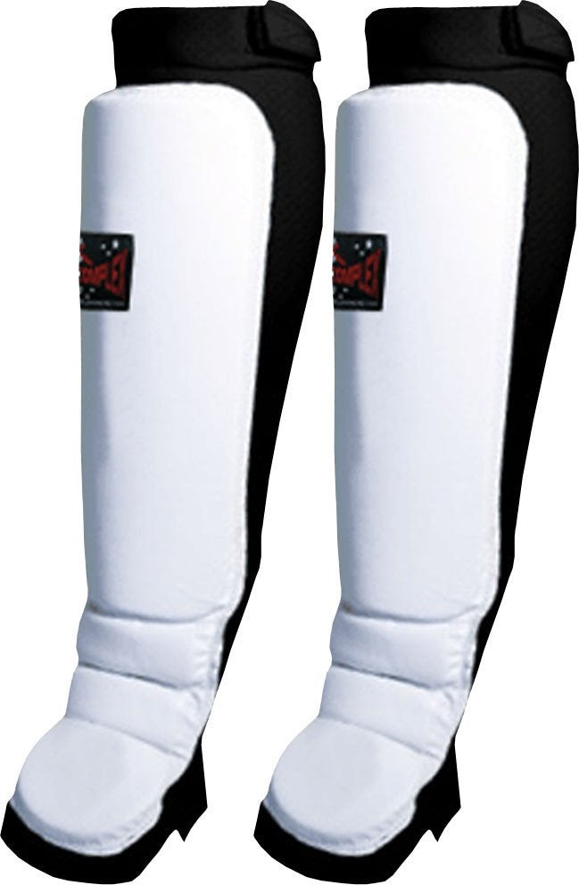 MMA Boksen Scheenbescherming PU Neoprene BeenVoet Kickbokse, Sport en Fitness, Overige, Vechtsportbescherming, Nieuw, Maat L