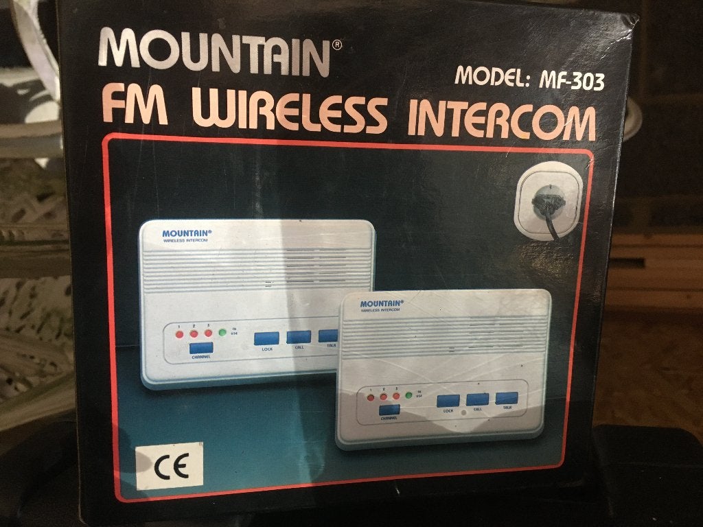 Wireless intercom (babyfoon), Ophalen, Gebruikt