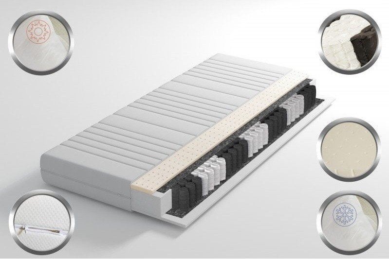 Matelas Latte, Ophalen, Matras, 200 cm, 160 cm