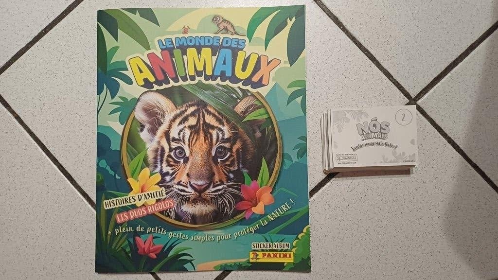 Panini stickers autocollant le monde des animaux, Enlèvement ou Envoi, Neuf