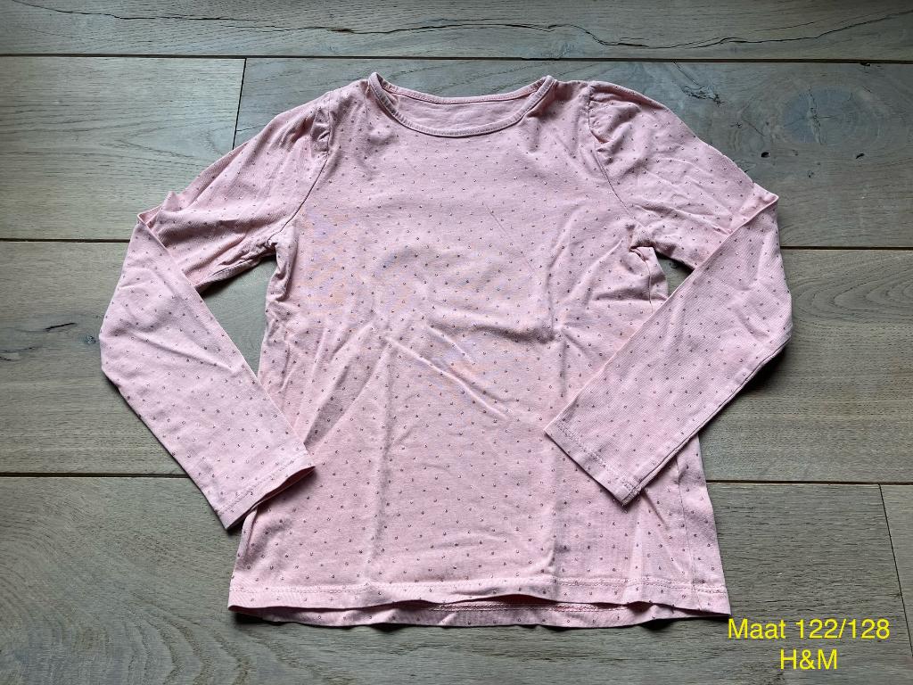 Longsleeve - H&M - Maat 122/128, Enfants & Bébés, Vêtements enfant | Taille 122, Enlèvement ou Envoi, Chemise ou À manches longues