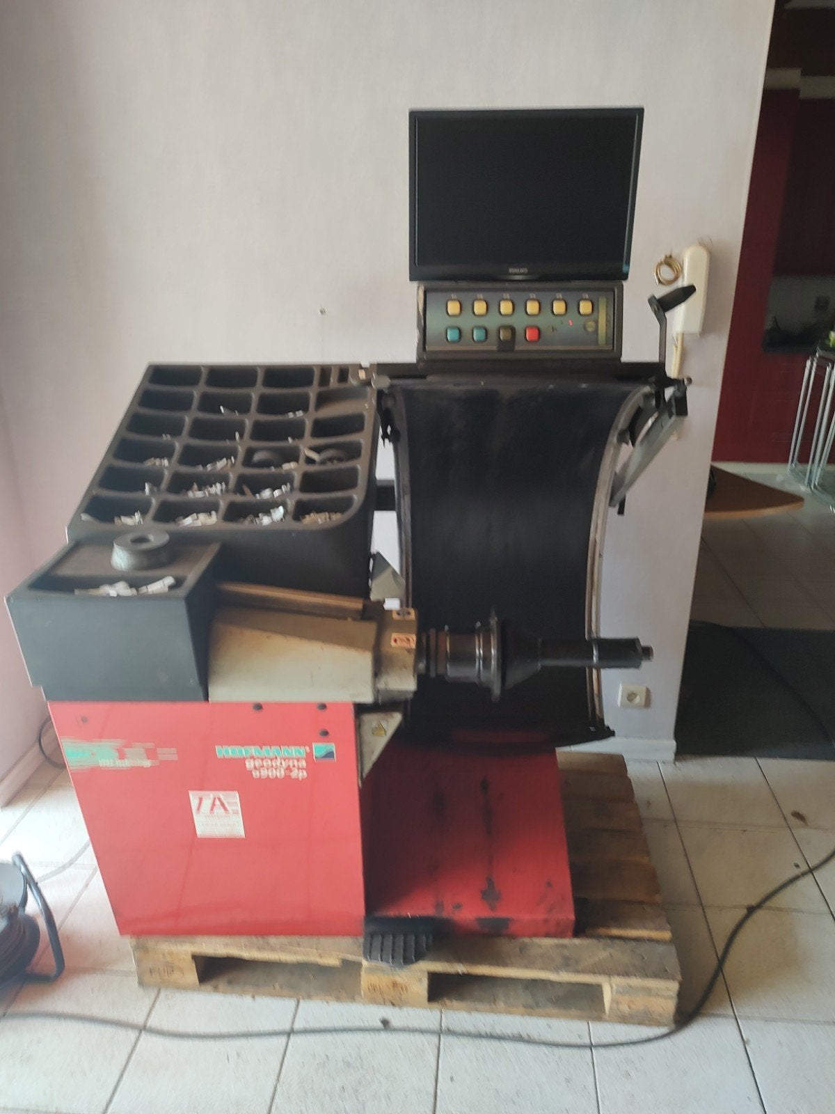 Hofmann balanceer machine, Enlèvement, Utilisé